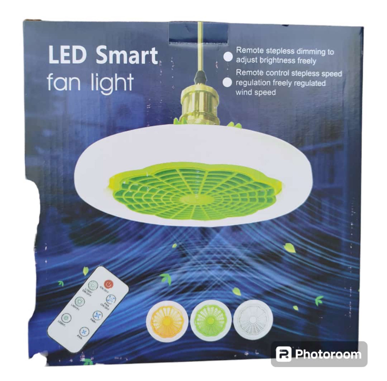 Bombillo Ventilador Led 2 En 1