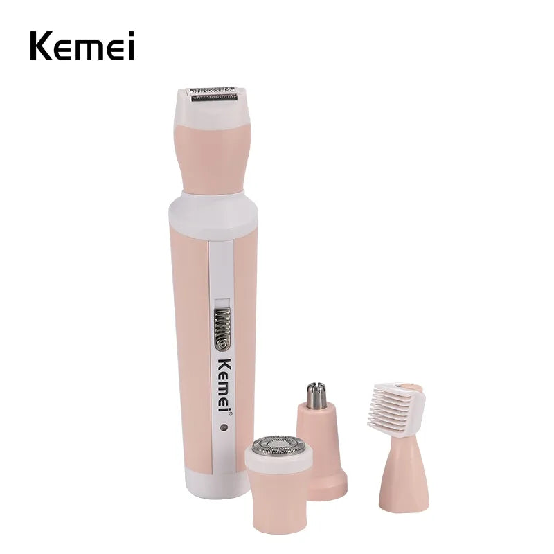 Depiladora Femenina Recargable Kemei