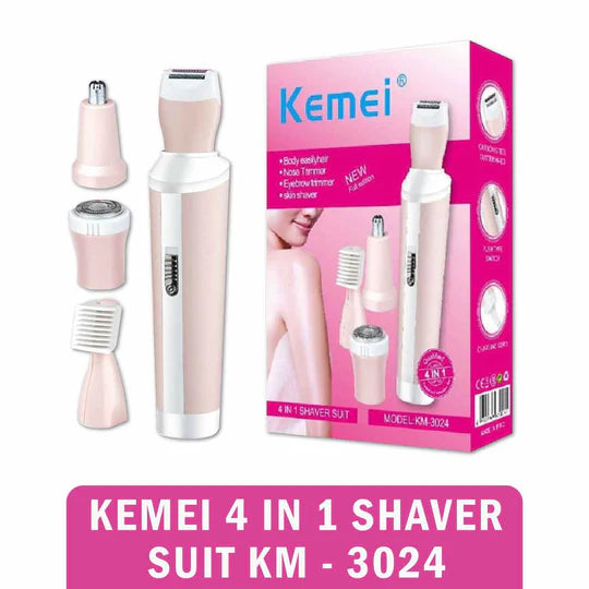 Depiladora Femenina Recargable Kemei