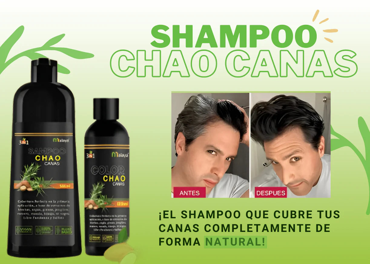 CHAMPÚ + TRATAMIENTO CHAO CANAS