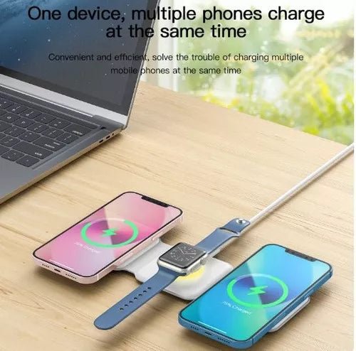 Cargador Inalámbrico Plegable 3 en 1 - ALaVueltaShop