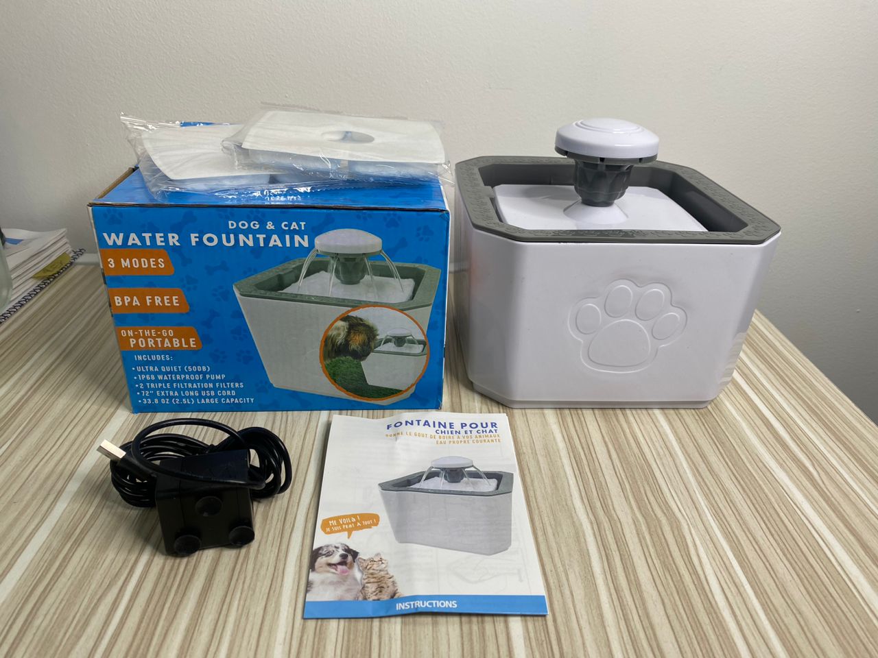 Fuente de Agua Bebedero de Mascotas - ALaVueltaShop