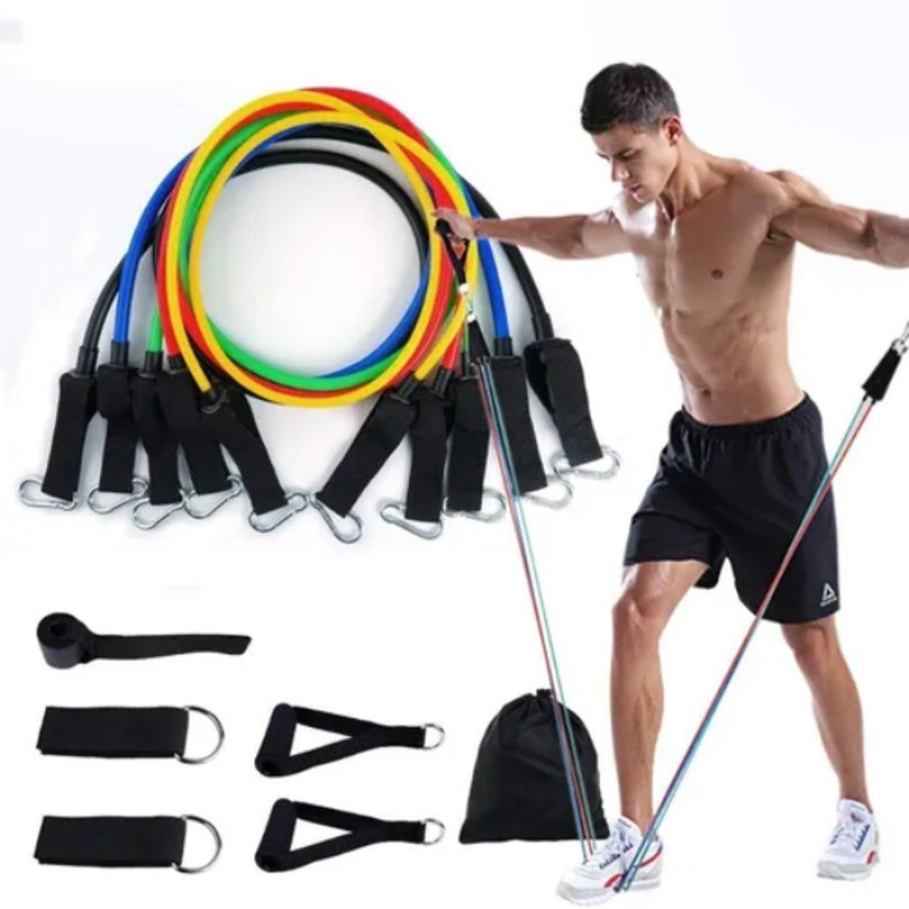 Kit 11 Piezas Bandas Elásticas Tubulares - ALaVueltaShop