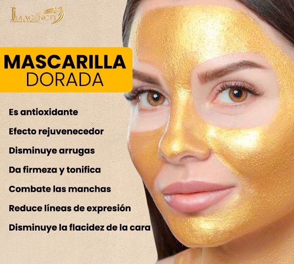 Mascarilla de Colágeno Dorada - ALaVueltaShop