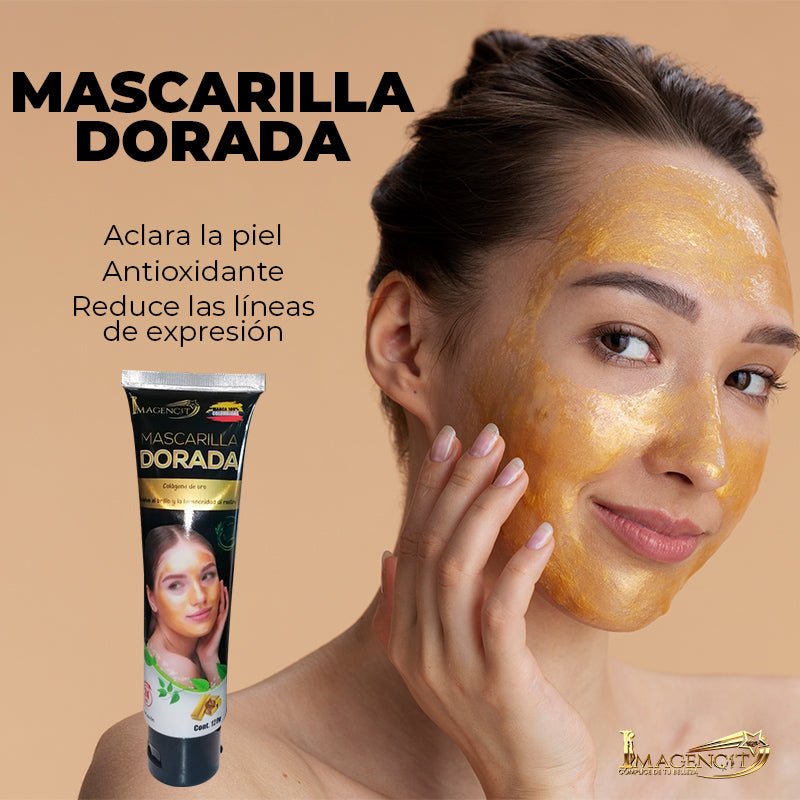 Mascarilla de Colágeno Dorada - ALaVueltaShop