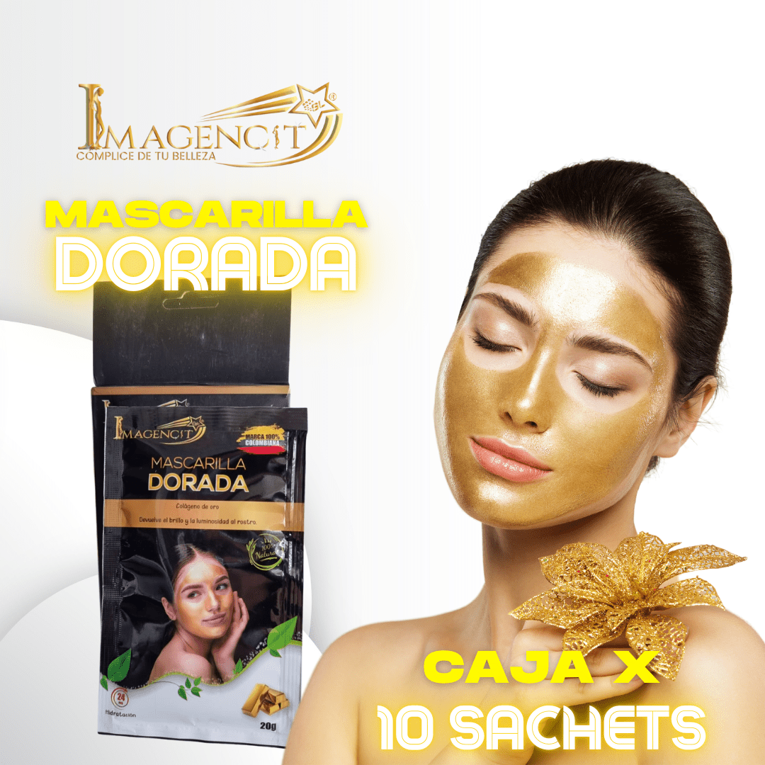 Mascarilla de Colágeno Dorada - ALaVueltaShop