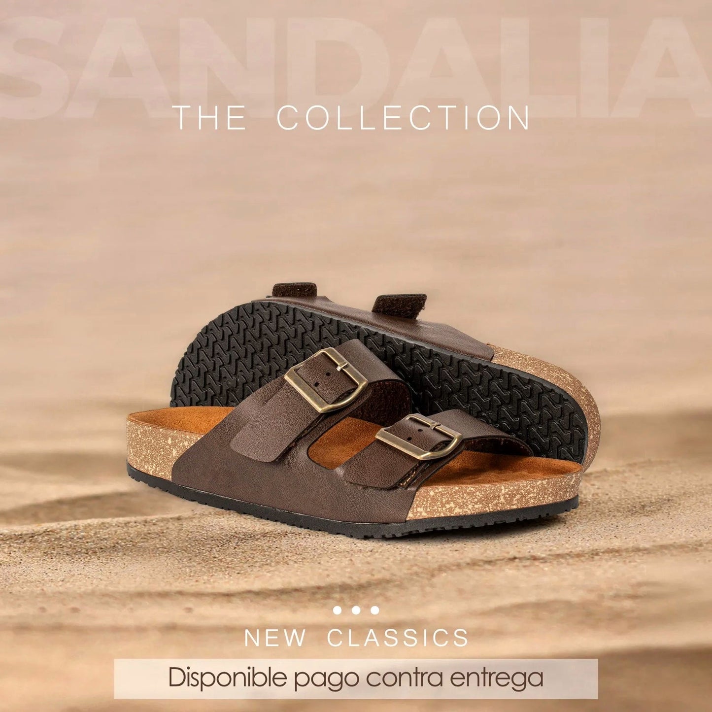 THE COLLECTION® Sandalia Casual de Cuero - ALaVueltaShop