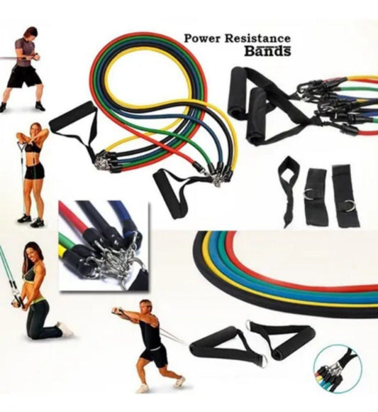 Kit 11 Piezas Bandas Elásticas Tubulares - ALaVueltaShop