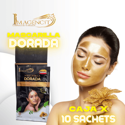 Mascarilla de Colágeno Dorada - ALaVueltaShop