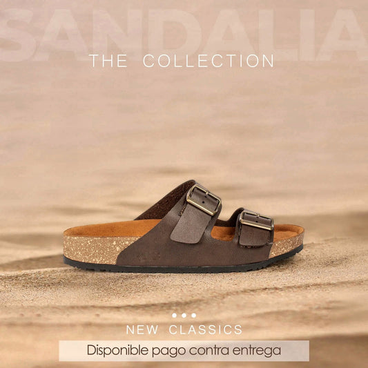 THE COLLECTION® Sandalia Casual de Cuero - ALaVueltaShop